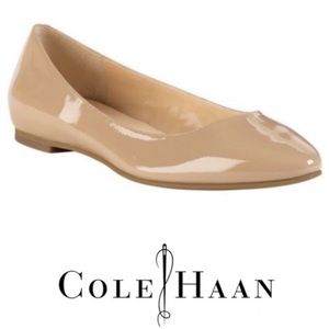 COLE HAAN Juliana Skimmer Patent Leather Flat